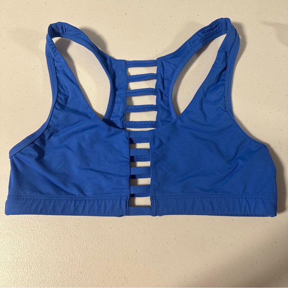 PINK Victoria's Secret Blue Sports Bra